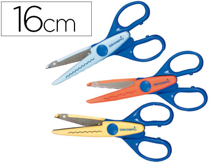 Tesoura Escolar Cortes em Zig-Zag 16 cm