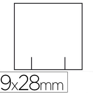 Etiquetas Meto Branca 29X28 mm Recortada Rolo de 700 Etiquetas