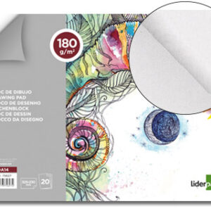 Bloco Desenho Artistico Colado 230X325mm 20F 180 g/m2 Sem Esquadria