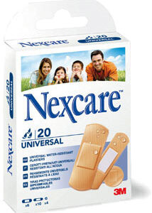 Pensos Protetores Impermeaveis 20 Unidades Formatos Sortidos - NEXCARE