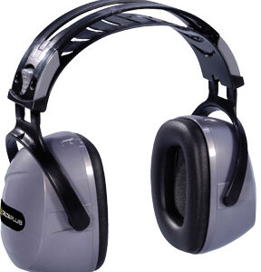 Capacete Antiruido Com Orelheiras Ajustavel Em Altura Norma Snr 33 Db Cor Cinza - DELTAPLUS
