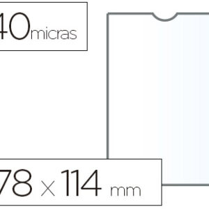 Bolsa Porta Documentos Esselte Plastico 140 Microns Medidas 78x114mm (1 Unidade)