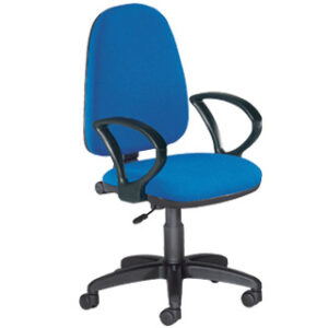 Cadeira Rocada c/ Bracos Cor Azul Diametro Base 610 mm Encosto de 490x420 mm