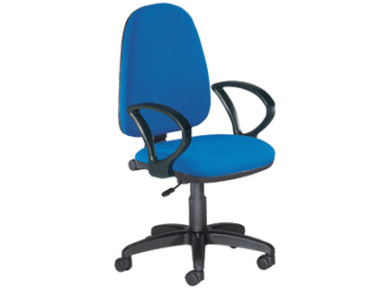 Cadeira Rocada c/ Bracos Cor Azul Diametro Base 610 mm Encosto de 490x420 mm