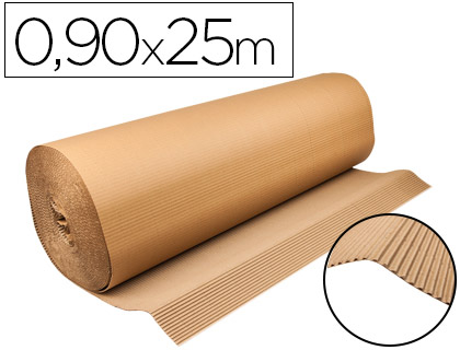 Cartão Ondulado Q-Connect 0,90X25M 250 G/M2 Kraft