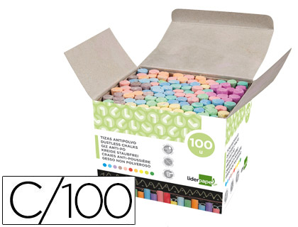 Pack 100x Giz de Anti Po (Cores Sortidas)