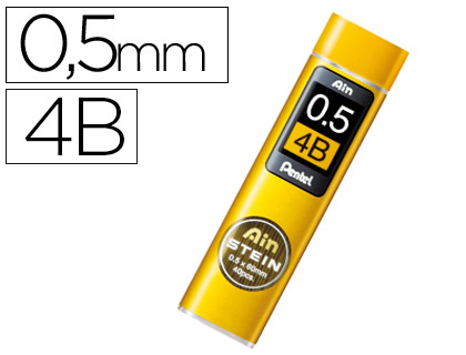 Minas Pentel Ain Stein 0.5 4B Estojo c/ 40 Minas