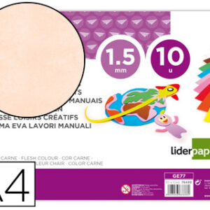 Goma Eva Din A4 60G/M2 Espessura 1,5mm Carne