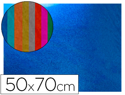 Goma Eva 50X70 cm Espessura 2 mm Metalizada Azul