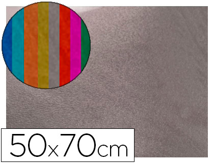 Goma Eva 50X70 cm Espessura 2 mm Metalizada Prata