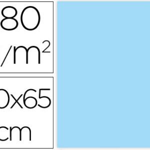 Cartolina 50X65 cm 180G/M2 Celeste Embalagem de 25 Folhas