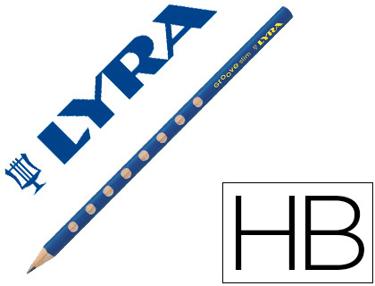 Lápis de Grafite Lyra Groove Slim Mina Hb
