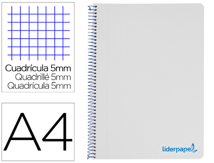 Caderno Espiral Din A4 Wonder Capa Plastico 120 F 90 Gr 5 Bandas De Cores 4 Furos Turquesa
