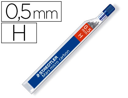 Minas Staedtler Mars Micro Grafite 0,5 mm H Tubo c/ 12 Unidades