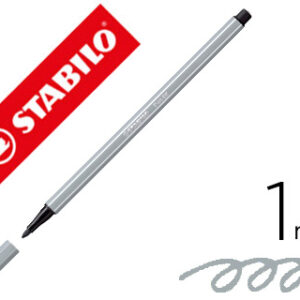 Marcador Stabilo Aguarelavel Pen 68 Cinza Azulado Claro 1 mm