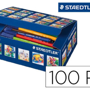 Marcador Staedtler Noris Club Caixa de 100 Unidades Sortidas 10 X Cor