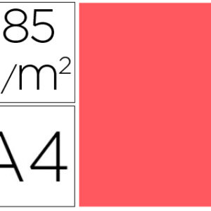 Cartolina Guarro A4 Coral 185 Gr (50 Folhas)