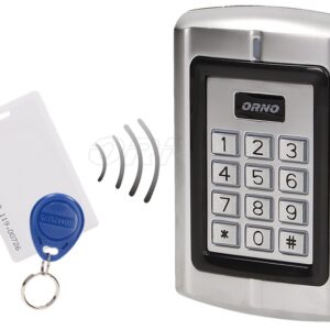 Leitor de Controlo de Acessos com PIN + RFID 125kHz - ORNO