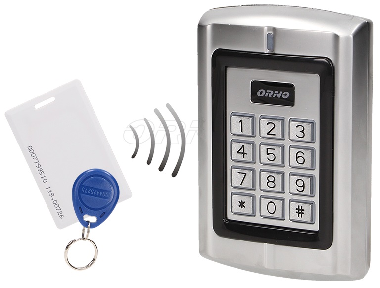 Leitor de Controlo de Acessos com PIN + RFID 125kHz - ORNO