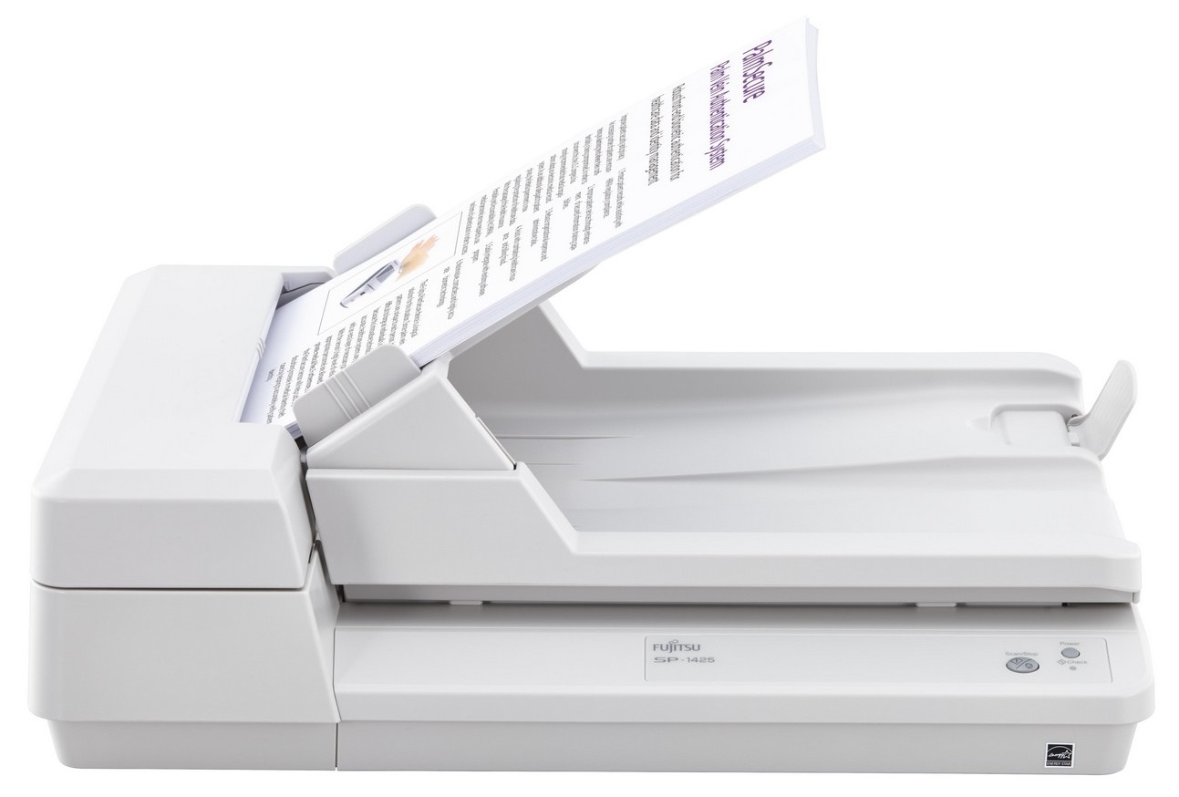 Scanner SP-1425 600x600 DPI A4 Branco - FUJITSU