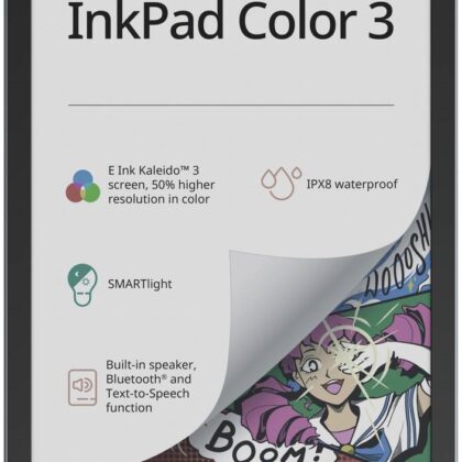 E-Book 7.8 InkPad Color 3 Stormy Sea 32GB Wi-Fi (Cinzento) - POCKETBOOK