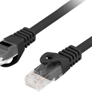 Cabo de Rede RJ45 UTP CAT6 Preto (50cm) - LANBERG