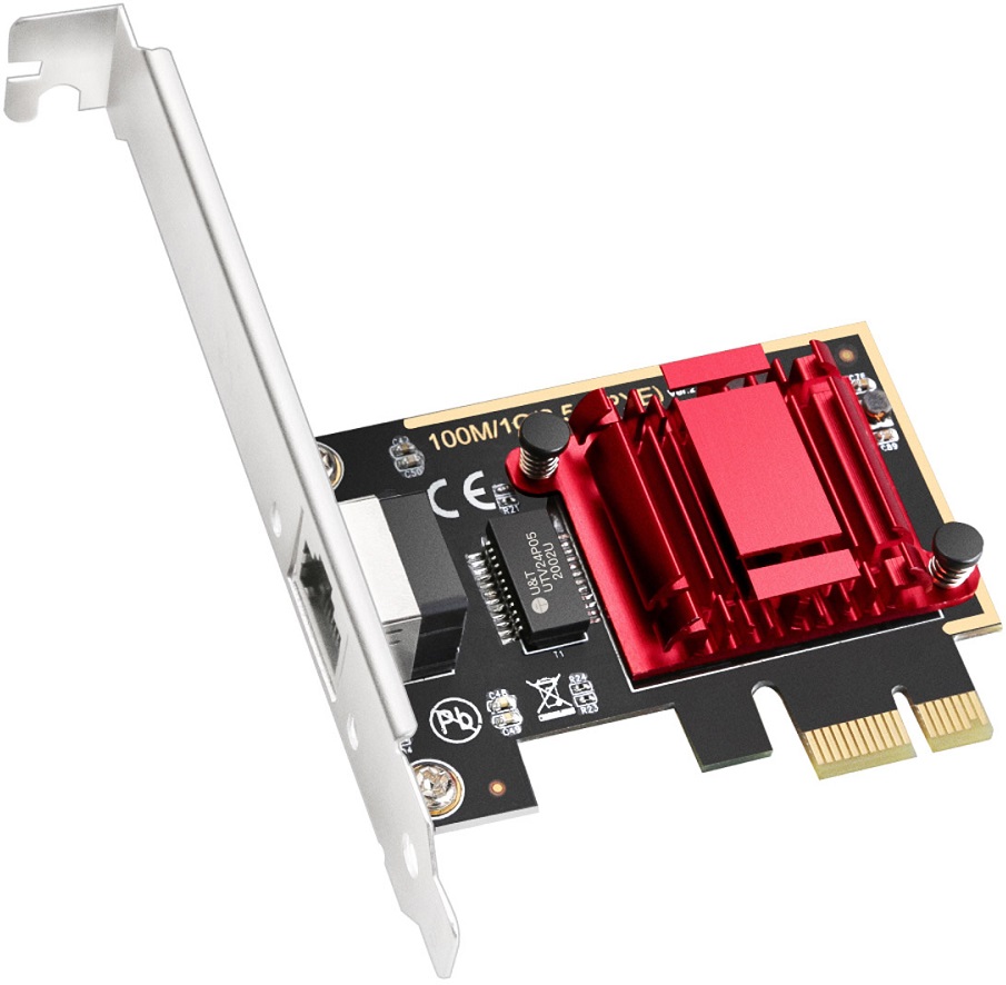 Placa de Rede 2.5Gbps PCI Express - CUDY