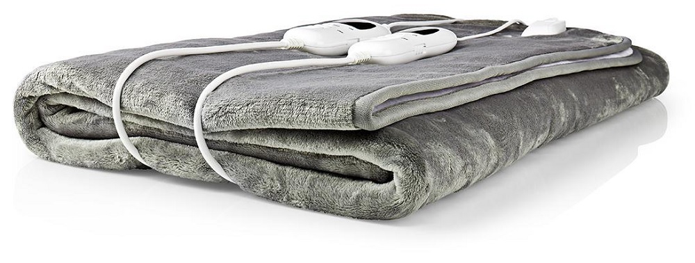Cobertor Eléctrico Cinza (160 x 140 cm) - NEDIS