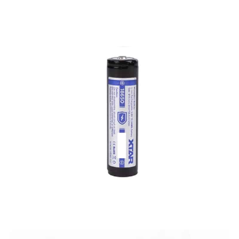 Pilha Li-ion 3.7V 2600mAh C/PCB Xtar 18650