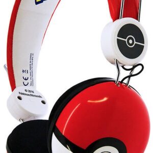 Auscultadores c/ Fio Pokemon Pokeball Dome (Vermelho) - OTL TECHNOLOGIES