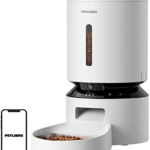 Dispensador de Comida Inteligente Granary 5L c/ Câmara (Branco) - PETLIBRO