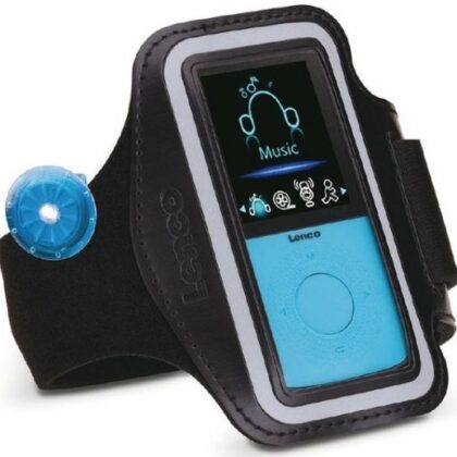 Pedómetro + MP3 PODO 153 4GB 1,8 (Azul) - LENCO
