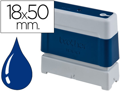 Carimbo PR-1850-E 18x50 mm (Azul) - BROTHER