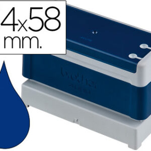 Carimbo PR-3458-E 34x58 mm (Azul) - BROTHER
