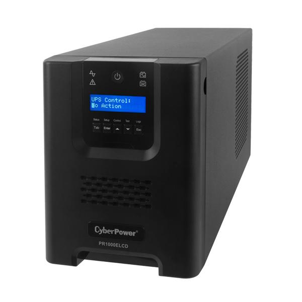 UPS PR1000ELCD 1000 VA 900 W 8 tomadas CA - CYBERPOWER