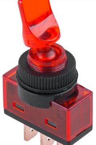 Interruptor Alavanca Luminoso ON-OFF Vermelho