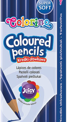 Pack 12 Lápis Cor Colorino Azul Escuro - COLORINO