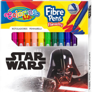 Caixa 12 Marcadores Cónicos Colorino Disney Star Wars - COLORINO