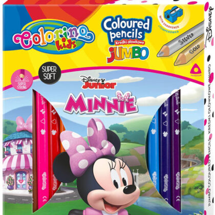 Caixa 12 Lápis + 1 Colorino Disney Minnie - COLORINO