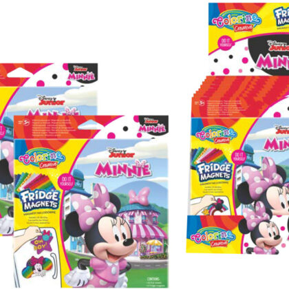 Conj. 4 Magnéticos 2 Sort. Colorino Minnie DIS 12 pcs - COLORINO