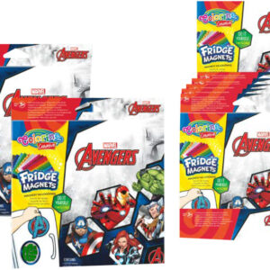 Conj. 4 Magnéticos 2 Sort. Colorino Avengers DIS 12 pcs – COLORINO
