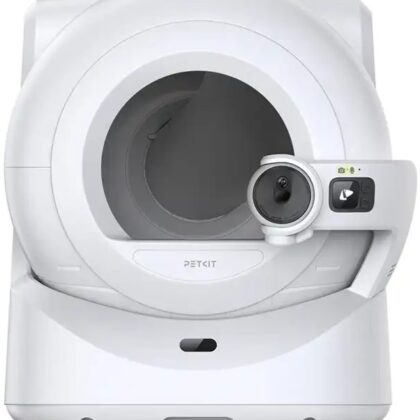 Caixa de Areia Inteligente Purobot ULTRA Auto Limpeza c/ Câmara p/ Gatos (Branco) - PETKIT