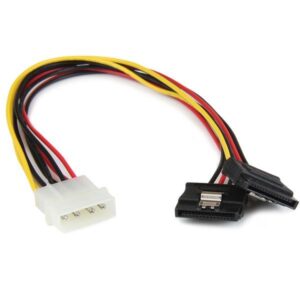 Cabo de Alimentação Molex 4 PIN Macho - 2xSATA 15 PIN Fêmea (30 cm) - STARTECH
