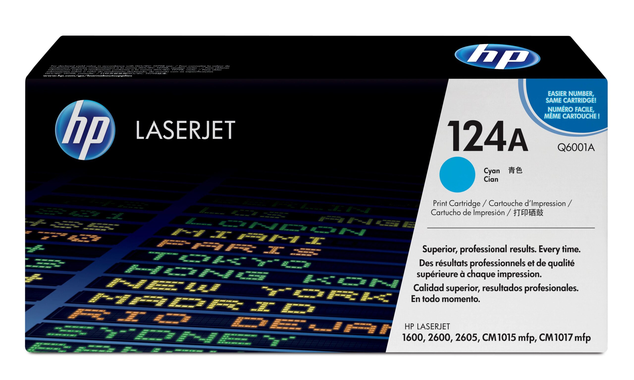 HP 124A Laser cartridge 2000páginas Ciano