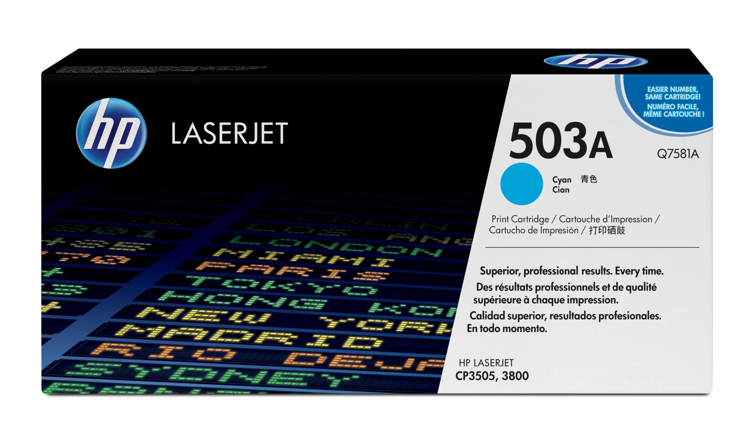 HP 503A Laser cartridge 6000páginas Ciano