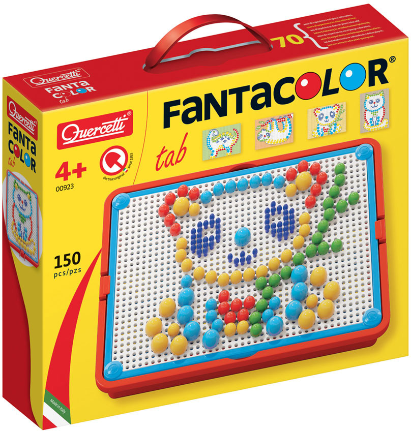 Jogo Arte Visual Pato Pixel Small 100 Pinos 5 Cores - QUERCETTI