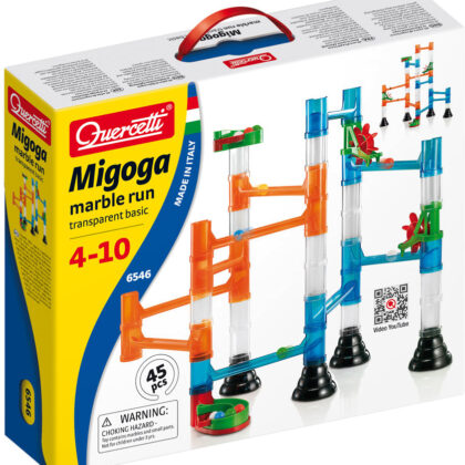Jogo Labirinto Migoga Transparente 45 pcs - QUERCETTI