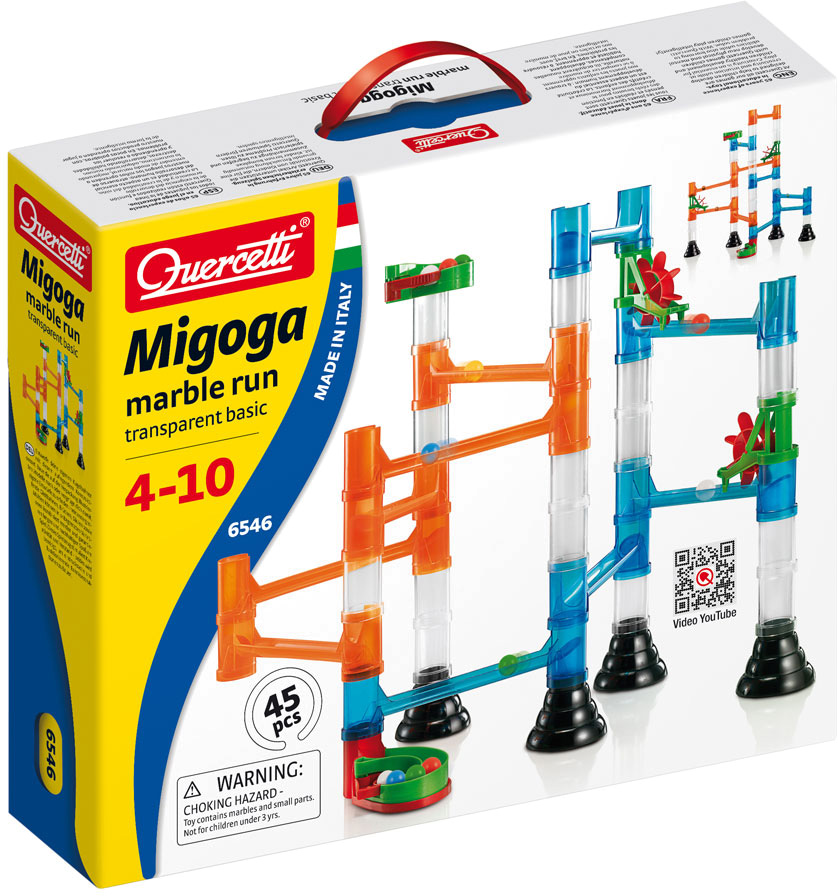 Jogo Labirinto Migoga Transparente 45 pcs - QUERCETTI