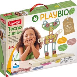 PLAYBIO Construção Tecno Jumbo 45 pcs - QUERCETTI