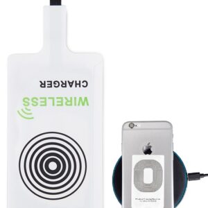 Adaptador Indução Comp. iPhone 5/5S/5C/SE/6/7 p/ Carregador Indução sem Fios